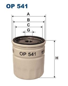 Фільтр масляний FILTRON OP 541