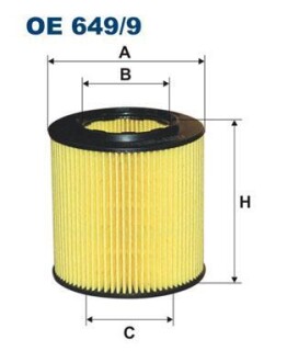 Фільтр масляний FILTRON OE 649/9