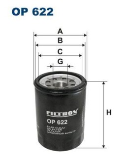 Фільтр масляний FILTRON OP 622