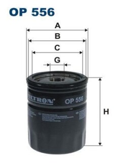 Фильтр масляный FILTRON OP 556