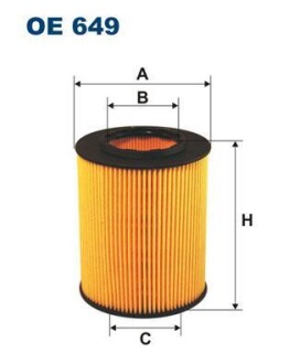 Фільтр масляний FILTRON OE 649