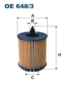 Фільтр масляний FILTRON OE 648/3