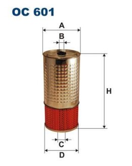 Фільтр масляний FILTRON OC 601