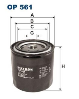 Фільтр масляний FILTRON OP 561