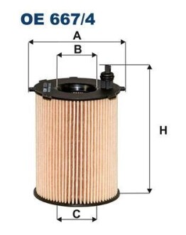 Фильтр масляный FILTRON OE 667/4