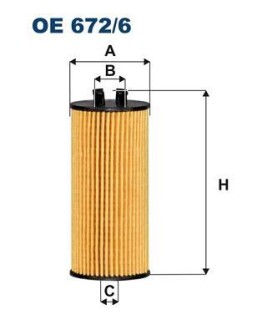 Фильтр масляный FILTRON OE 672/6 (фото 1)