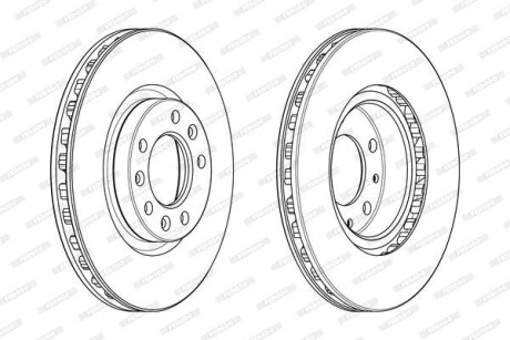 Гальмівний диск FERODO DDF2401C-1