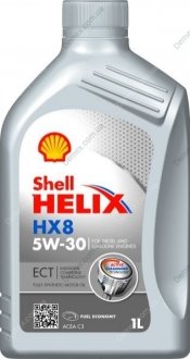 Олива для двигуна SHELL HELIX HX8 ECT 5W30 1L (фото 1)