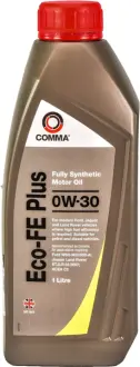 Моторное масло Eco-FE Plus 0W-30 синтетическое 1 л COMMA ECO-FE PLUS 0W30 1L