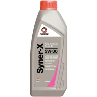 Моторное масло Syner-X 5W-30 синтетическое 1 л COMMA SYNER-X 5W30 1L