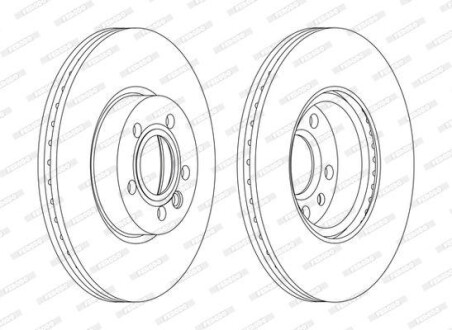 Тормозной диск FERODO DDF1160C