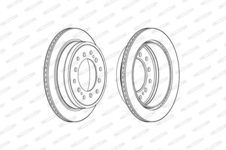 Гальмівний диск FERODO DDF2505C