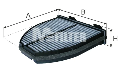 Фильтр салона M-FILTER MFILTER K9139C