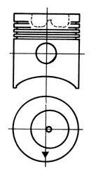 Поршень KOLBENSCHMIDT 91 753 600