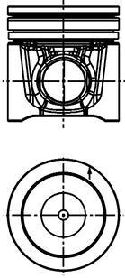 Поршень KOLBENSCHMIDT 40 040 600