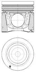 Поршень KOLBENSCHMIDT 40 270 600