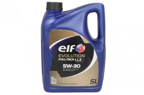 Олива для двигуна ELF EVO FULLTECH LLX 5W30 5L