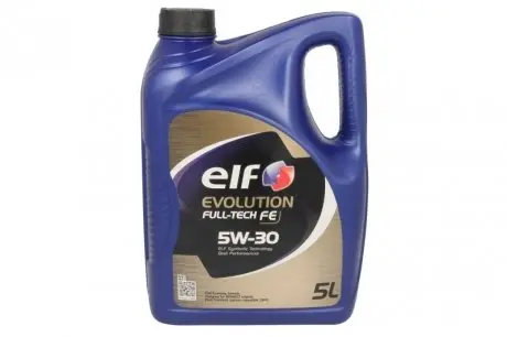 Олива для двигуна ELF EVO FULLTECH FE 5W30 5L