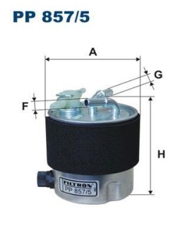 Фільтр палива FILTRON PP 857/5