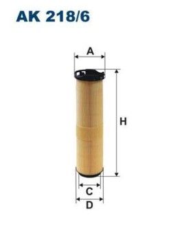 Фільтр повітря FILTRON AK 218/6