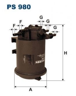 Фильтр топлива FILTRON PS 980/1 (фото 1)
