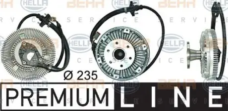 Вискозная муфта HELLA 8MV 376 730-091 (фото 1)