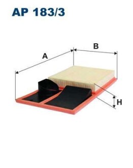 Фільтр повітря FILTRON AP 183/3