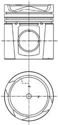 Поршень KOLBENSCHMIDT 99 985 600