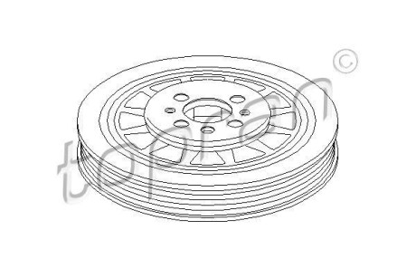 Шкив коленвала TOPRAN 110 960