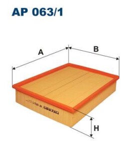 Фільтр повітря FILTRON AP 063/1 (фото 1)