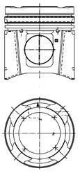 Поршень KOLBENSCHMIDT 99 697 600