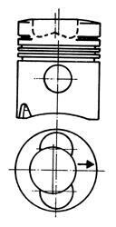 Поршень KOLBENSCHMIDT 93 280 600