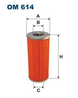 Фильтр масляный FILTRON OM 614