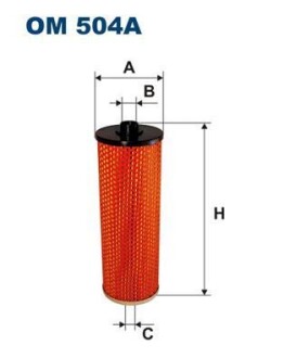 Фільтр масляний FILTRON OM 504A