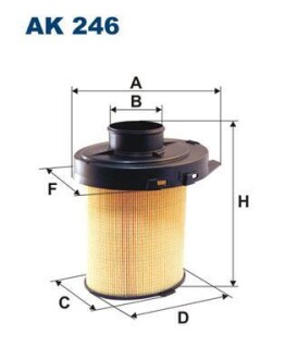 Фільтр повітря FILTRON AK 246