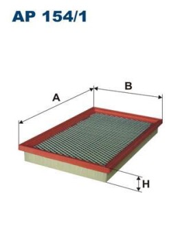 Фильтр воздуха FILTRON AP 154/1