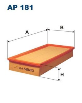 Фільтр повітря FILTRON AP 181