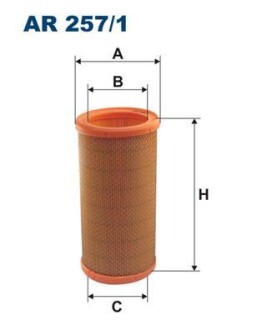 Фільтр повітря FILTRON AR 257/1