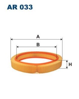 Фільтр повітря FILTRON AR 033