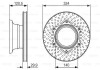 Гальмівний диск BOSCH 0 986 479 600 (фото 1)