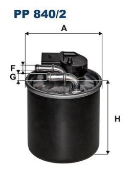 Фильтр топлива FILTRON PP 840/2