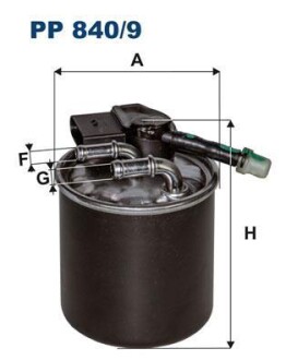 Фільтр палива FILTRON PP 840/9