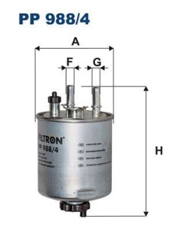 Фильтр топлива FILTRON PP 988/4