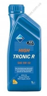 Моторное масло HIGHTRONIC R 5W30 1л ARAL HIGHTRONIC R 5W30 1L (фото 1)
