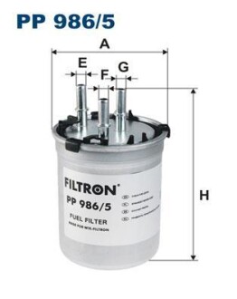 Фільтр палива FILTRON PP 986/5