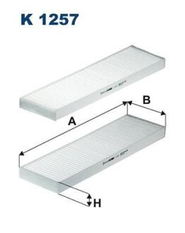 Фільтр салону FILTRON K 1257-2X