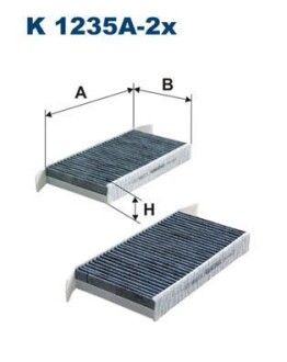 Фильтр салона FILTRON K 1235A-2X