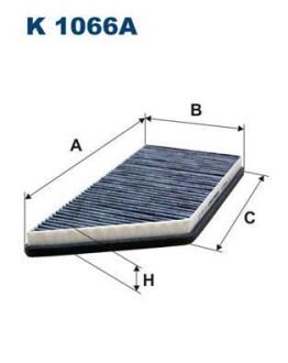 Фільтр салону FILTRON K 1066A