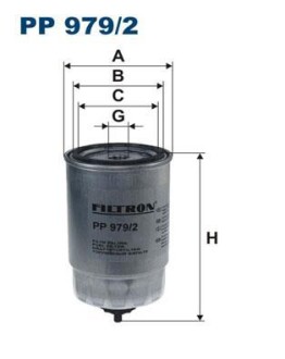 Фильтр топлива FILTRON PP 979/2