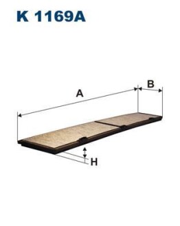 Фільтр салону FILTRON K 1169A
